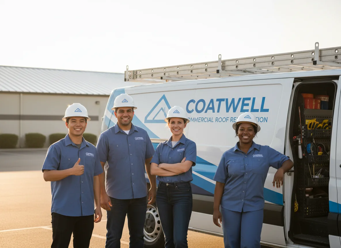 Commercial roof coating company in Tarzan, TX